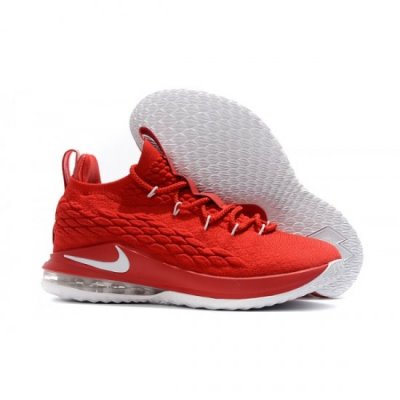 Nike Erkek Lebron 15 Low University Kırmızı Basketbol Ayakkabısı Türkiye - MYMKOGK7